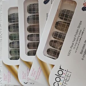 Color Street Set of 3 Plaid Reputation